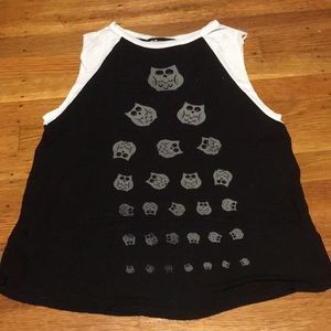 Owl muscle tee